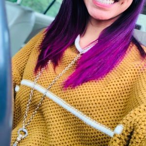 Rvca Mustard Cropped Sweater 🧡💛